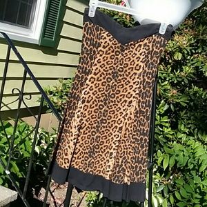 Leopard print dress